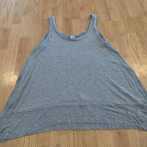 Grey long tank top